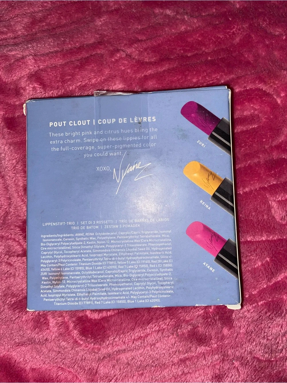 Morphe x Nyane Fierce Fairytale Lipstick Trio